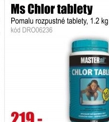 Ms Chlor tablety 5+1 zdarma, 1,2 kg
