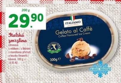 Zmrzlina italská ve vaničce Italiamo