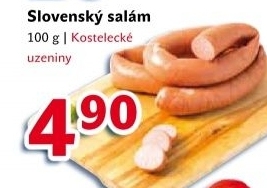 Salám slovenský točený Kostelecké uzeniny