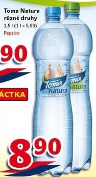 Přírodní voda Toma Natura