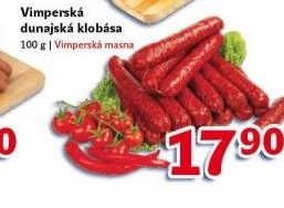 Dunajská klobása Vimperská masna