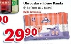 Vlhčené ubrousky dětské Panda
