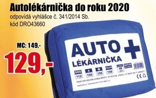 Autolékárnička textilní