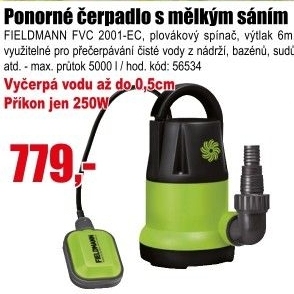 Čerpadlo Fieldmann FVC 2001-EC