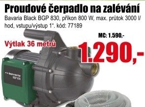 Čerpadlo proudové Bavaria Black BGP 830