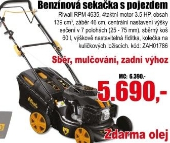 Motorová sekačka RPM 4635 Riwall