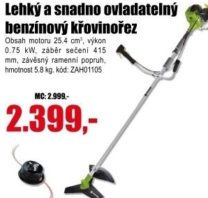 Benzinový křovinořez Fieldmann FZS 3002-B