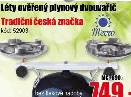 Plynový vařič Meva Picamp