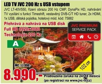 LCD televize JVC LT-40V550