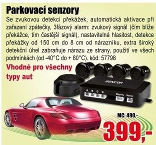 parkovací Senzory Sencor