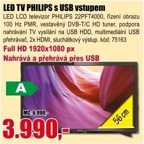 LCD televize Philips BTV 22PFT