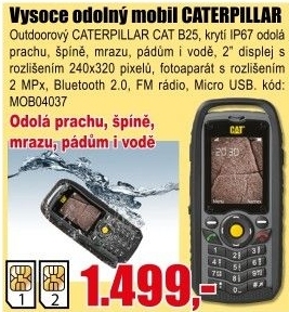 Mobilní telefon Caterpillar CAT B25 Dual SIM