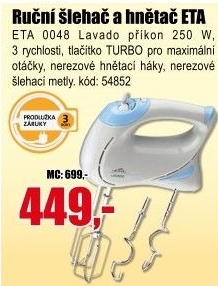 Šlehač ETA 0048 9 000 Lavado