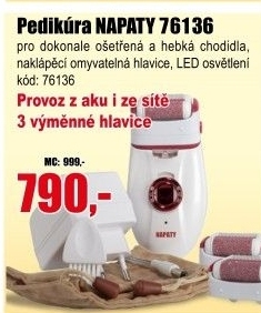 Elektrická bruska na chodidla Napaty 76136