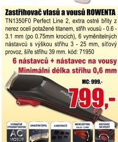 Zastřihovač vlasů Rowenta TN1350F0