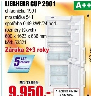 Kombinovaná chladnička Liebherr CUP 2901