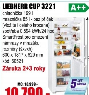 Kombinovaná chladnička Liebherr CUP 3221
