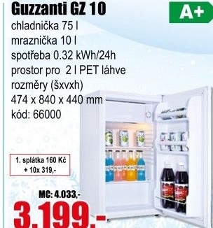 Chladnička Guzzanti GZ 10