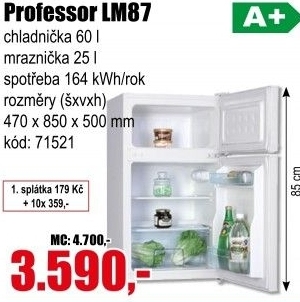 Kombinovaná chladnička Professor LM87B