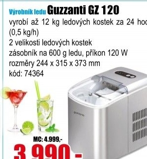 Výrobník ledu Guzzanti GZ 120