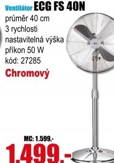 Ventilátor ECG FS 40N