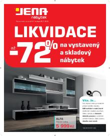 akční leták Jena nábytek 4.7.2016-26.7.2016