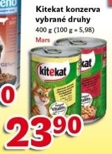 Konzerva pro kočky Kitekat