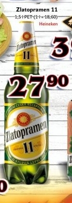 Pivo světlý ležák 11° Zlatopramen