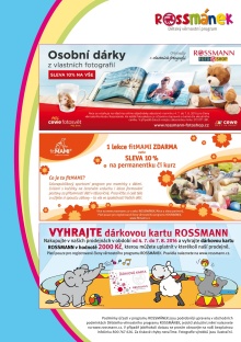 akční leták ROSSMANN drogerie 4.7.2016-7.8.2016