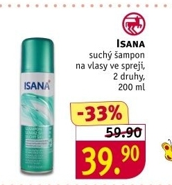 Suchý šampon Isana