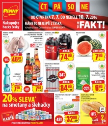 akční leták Penny Market 7.7.2016-10.7.2016