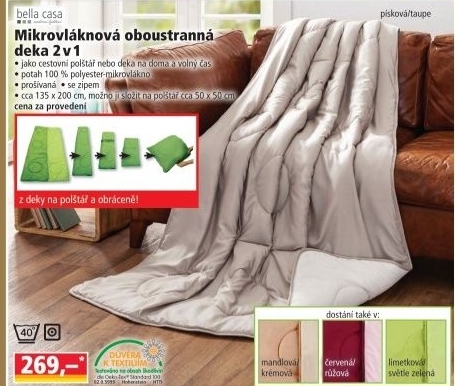 Deka z mikrovlákna Bella casa