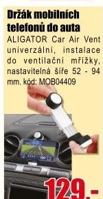 Držák telefonu do auta Aligator Car Air Vent