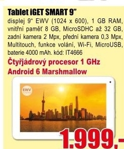 Tablet iGET Smart 9"