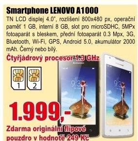 Mobilní telefon Lenovo A1000