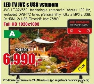 LCD televize JVC LT-32V550