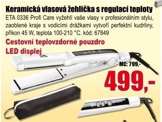 Žehlička na vlasy ETA 0336 9 0000 Profi Care