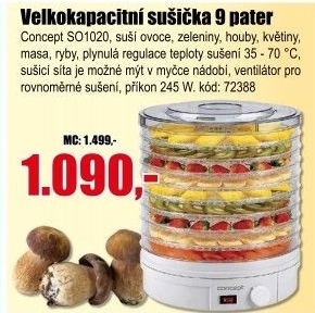 Sušička ovoce Concept SO 1020