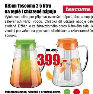 Džbán s vyluhováním a chlazením Teo Tescoma