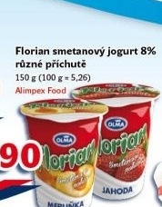 Jogurt smetanové pokušení Florian Olma