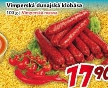 Dunajská klobása Vimperská masna