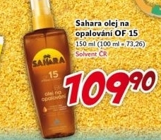 Olej na opalování ve spreji OF 15 Astrid Sahara
