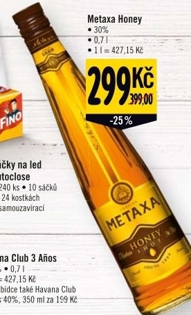 Brandy Honey Shot Metaxa