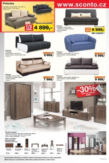akční leták Sconto nábytek 20.7.2016-2.8.2016