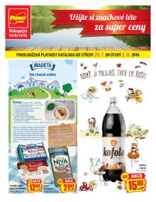 akční leták Penny Market 20.7.2016-2.8.2016