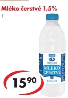 Mléko čerstvé Olma - 1,5% polotučné