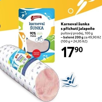 Šunka s příchutí Jalapeňo Schneider