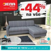 akční leták Jena nábytek 27.7.2016-14.8.2016