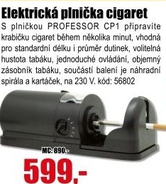 Plnička cigaret Professor CP1