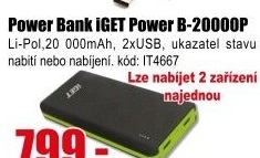 Power bank iGET Power B-20000P